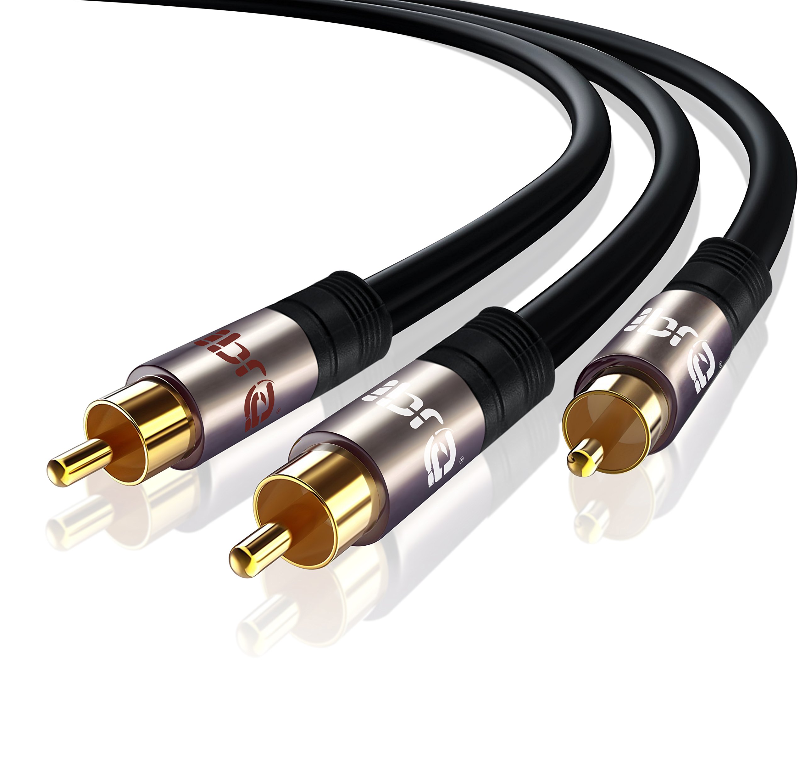 thumbnail image 2 of Short Digital Coaxial Audio Cable (0.5m / 1.5ft) - 3.5mm TS To RCA, Canare LV-61S, For Clean Signal 2 of 14