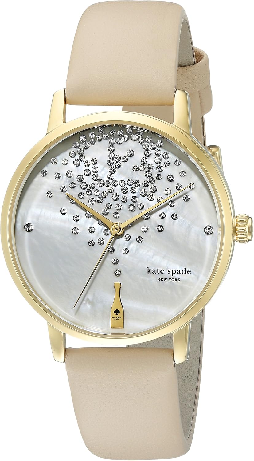 kate spade new york Women's KSW1015 Metro Watch With Beige