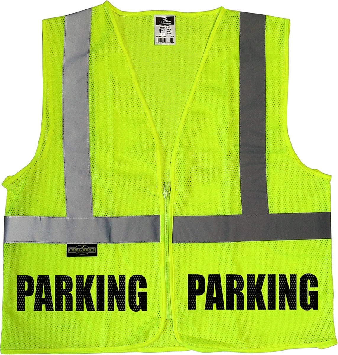 Conspiracy Tee Parking Attendant mesh Vest, Parking Staff