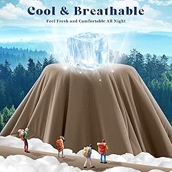 FineMay Cooling Comforter Twin Size, Double-Sided
