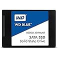 Western Digital 500GB WD Blue 3D NAND Internal PC SSD - SATA III 6 Gb/s, 2.5"/7mm, Up to 560 MB/s - WDS500G2B0A