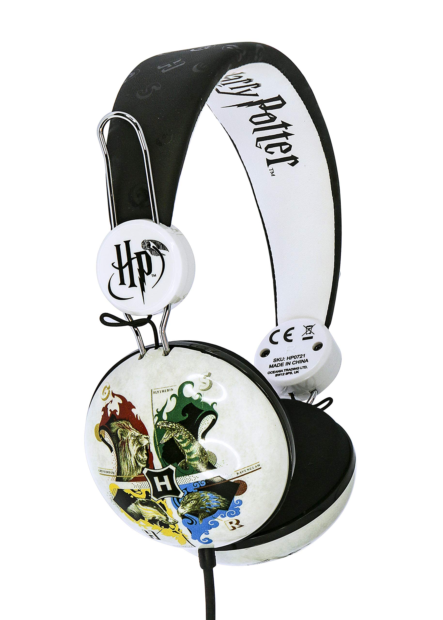 OTL Technlogies Harry Potter Hogwarts Crest TWEEN DOME Wired Kids Headphones (Officially Licensed Product)