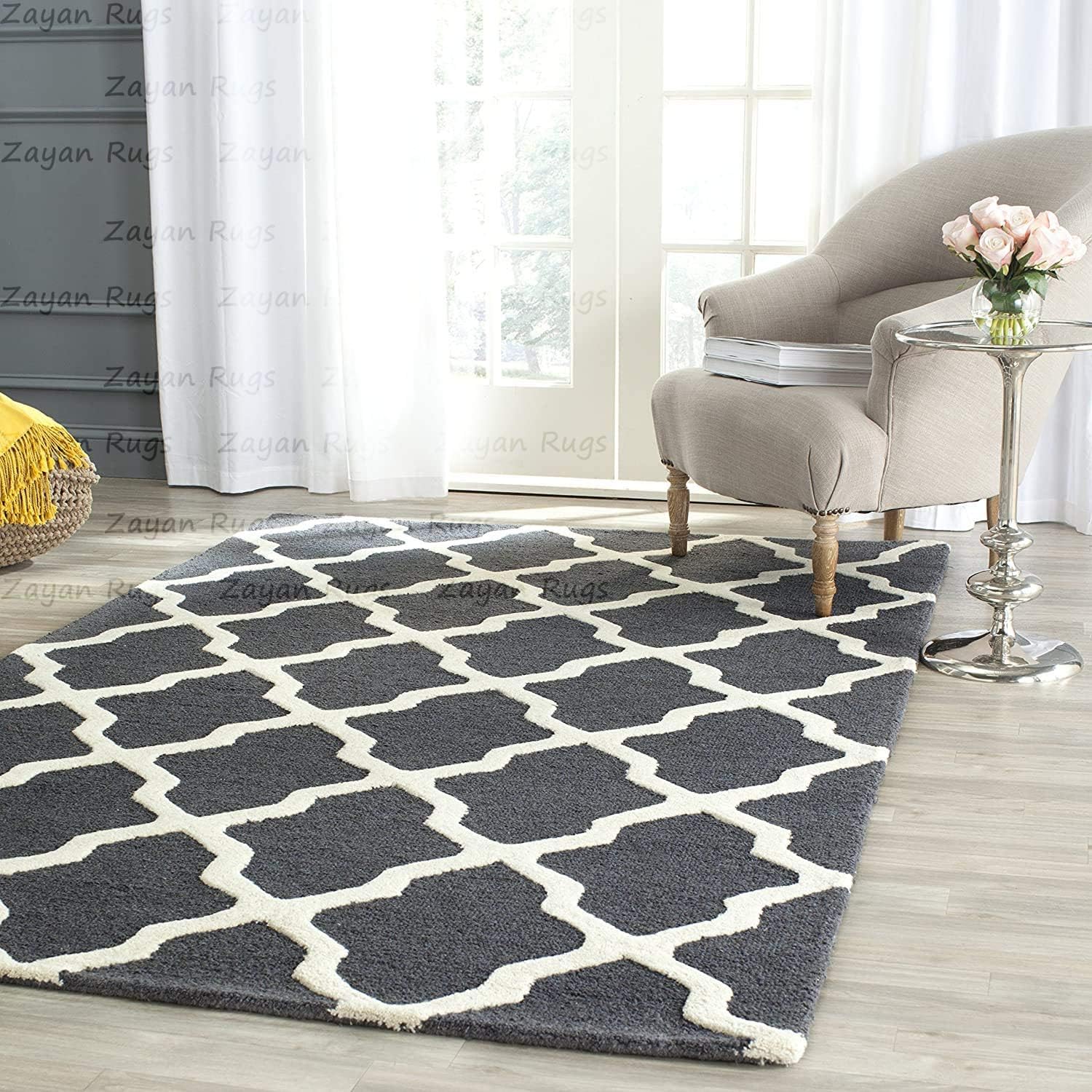 Buy Carpet Craft Moroccan Carpet with Loop and Cut Pile Carpet for