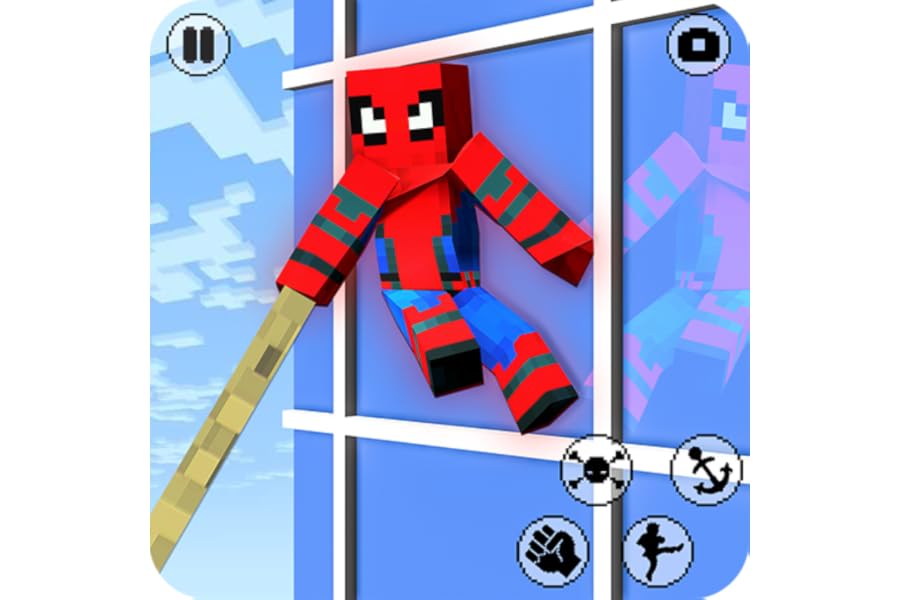 Get It Now Spider Rope Craft Hero Games, Block Craft Rope Hero Fighting Superhero Action Game 3D For
