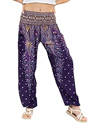 LOFBAZ Harem Pants for Women Yoga Boho Hippie