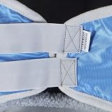 Harrison Howard CareMaster Pro Luminous Fleece Fly Mask Aquamarine L view 6