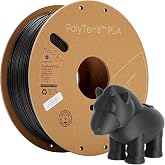 Polymaker Matte PLA Filament 1.75mm, 1kg, Charcoal Black | High Speed 3D Filament Fits Most FDM Printers, Up to 500mm/s, Easy&amp;Clog-Free, Neatly Wound, &plusmn;0.02mm, Offering High Strength