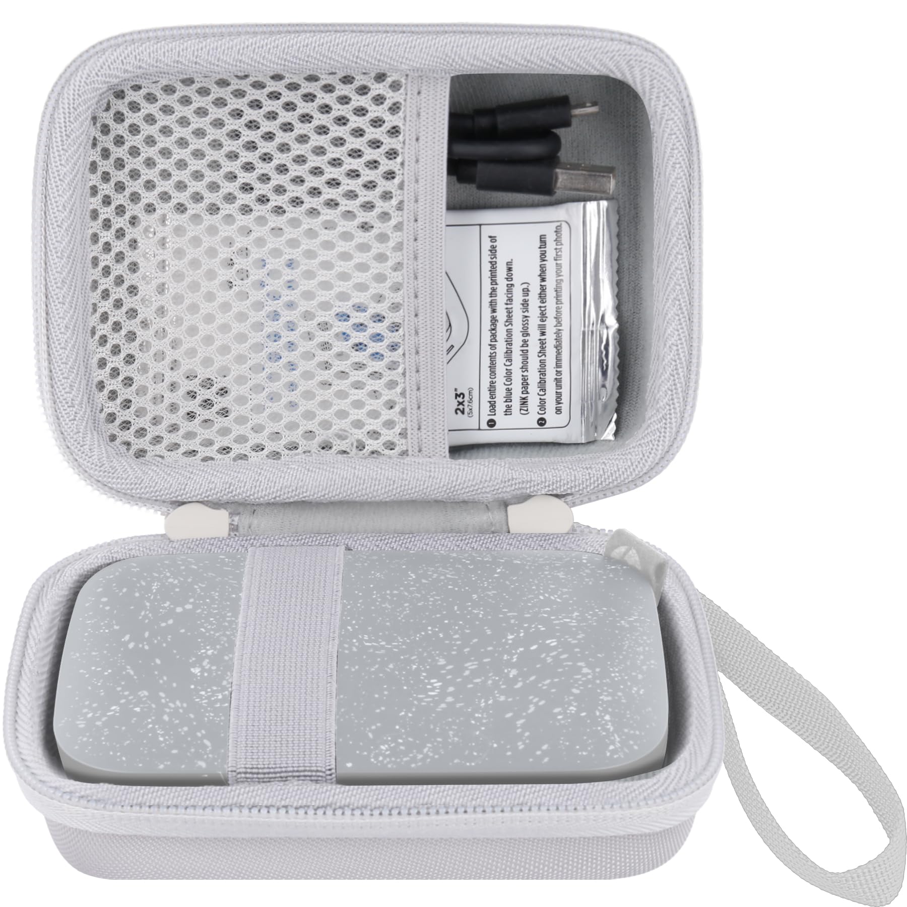 co2CREA Hard Case Replacement for HP Sprocket Portable 2x3 Instant Photo Printer (Luna Pearl Case)