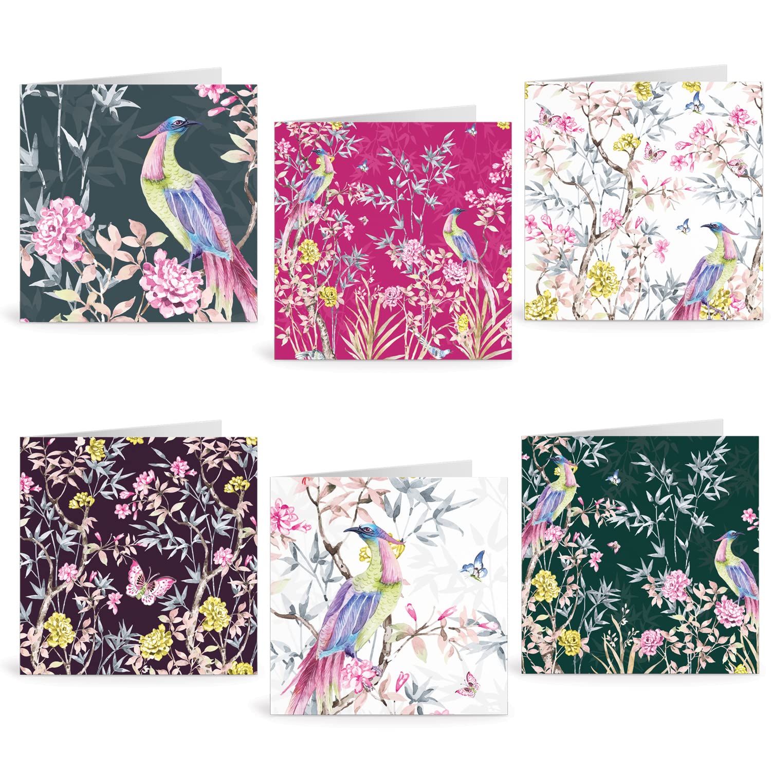 Ruby Ashley Blank Cards and Envelopes. Pack of 30 Notelets and Envelopes Set. Multipack Floral Blank Greetings Cards Box Set For Adults and Kids Made in the UK