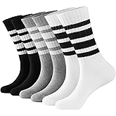 Zoe Cubby crew socks for women/Men - Retro Sport Socks Breathable Cotton, Seamless Comfort
