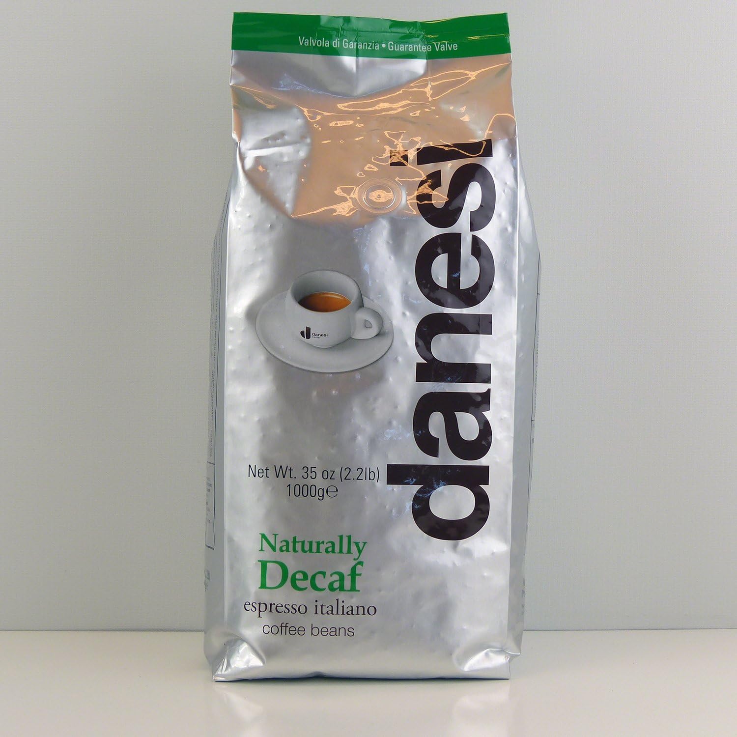 Danesi Decaf Espresso Coffee Beans (1 x 2.2 lbs Bag)