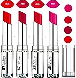 FORSURE Ruby Red,Rose Pink,Hot Red,Magenta Velvet Matte Lipstick