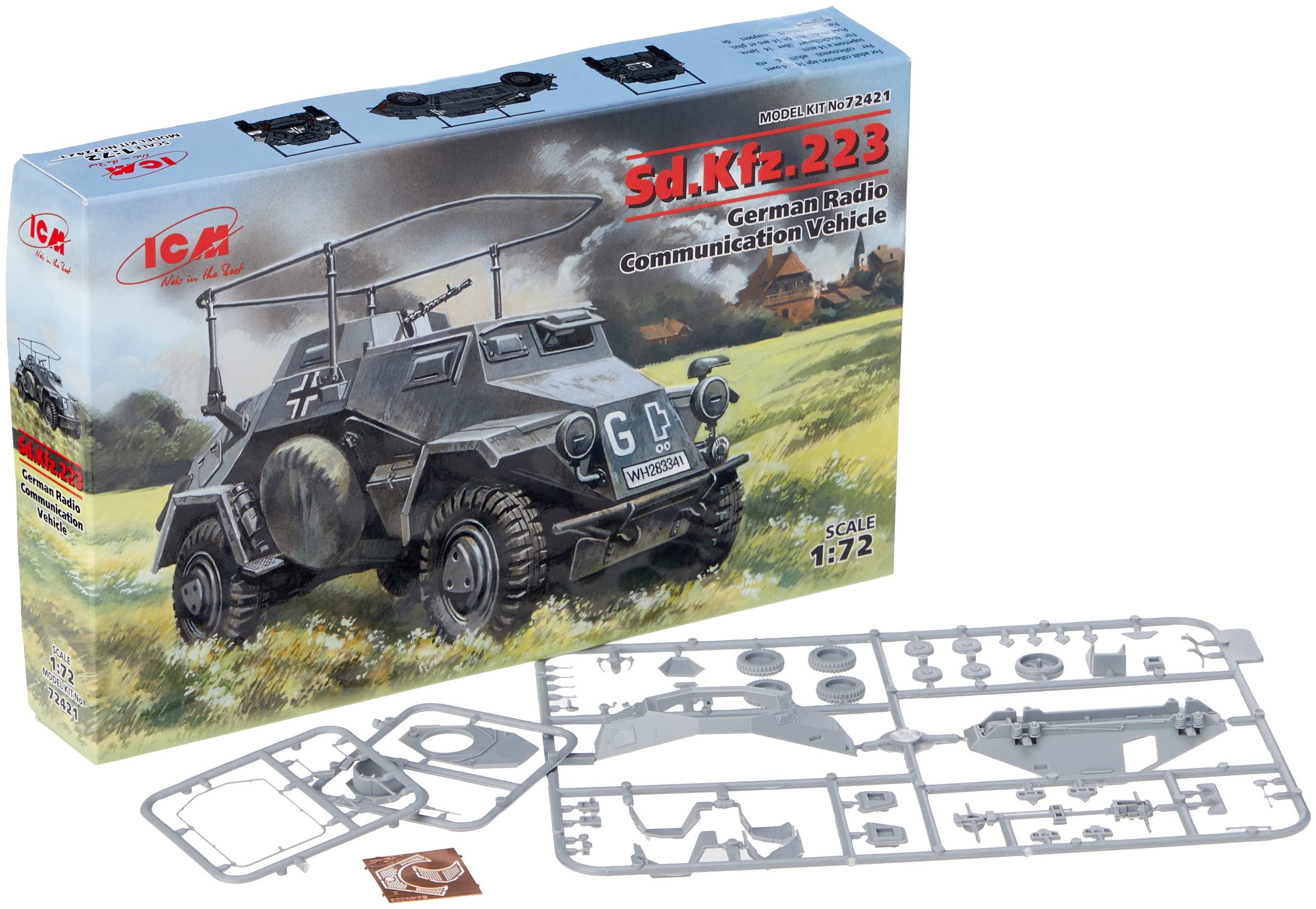 ICM 1:72 - Sd.Kfz.223, German Radio Communication Vehicle