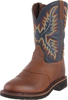 justin men's original workboots stampede snake boots