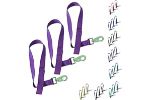 Majestic Ally Pack of 3 Horse Bucket Strap Hangers – Practical and Easy Design for Indoor or Outdoor Use -Set of 3,-1"x22"