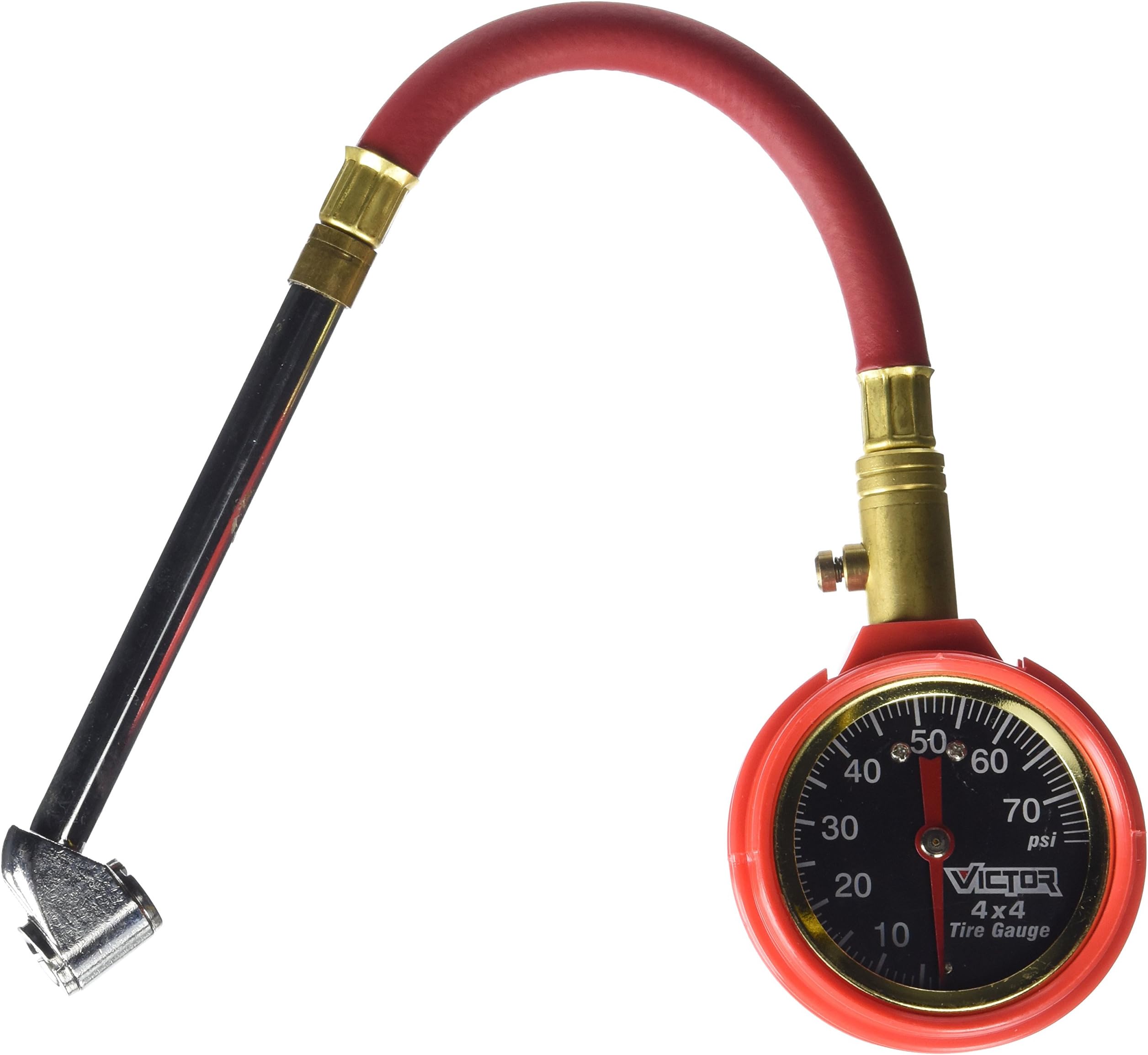 Victor22-5-00874-8 Dial Tire Gauge with Hose, Multi, One Size