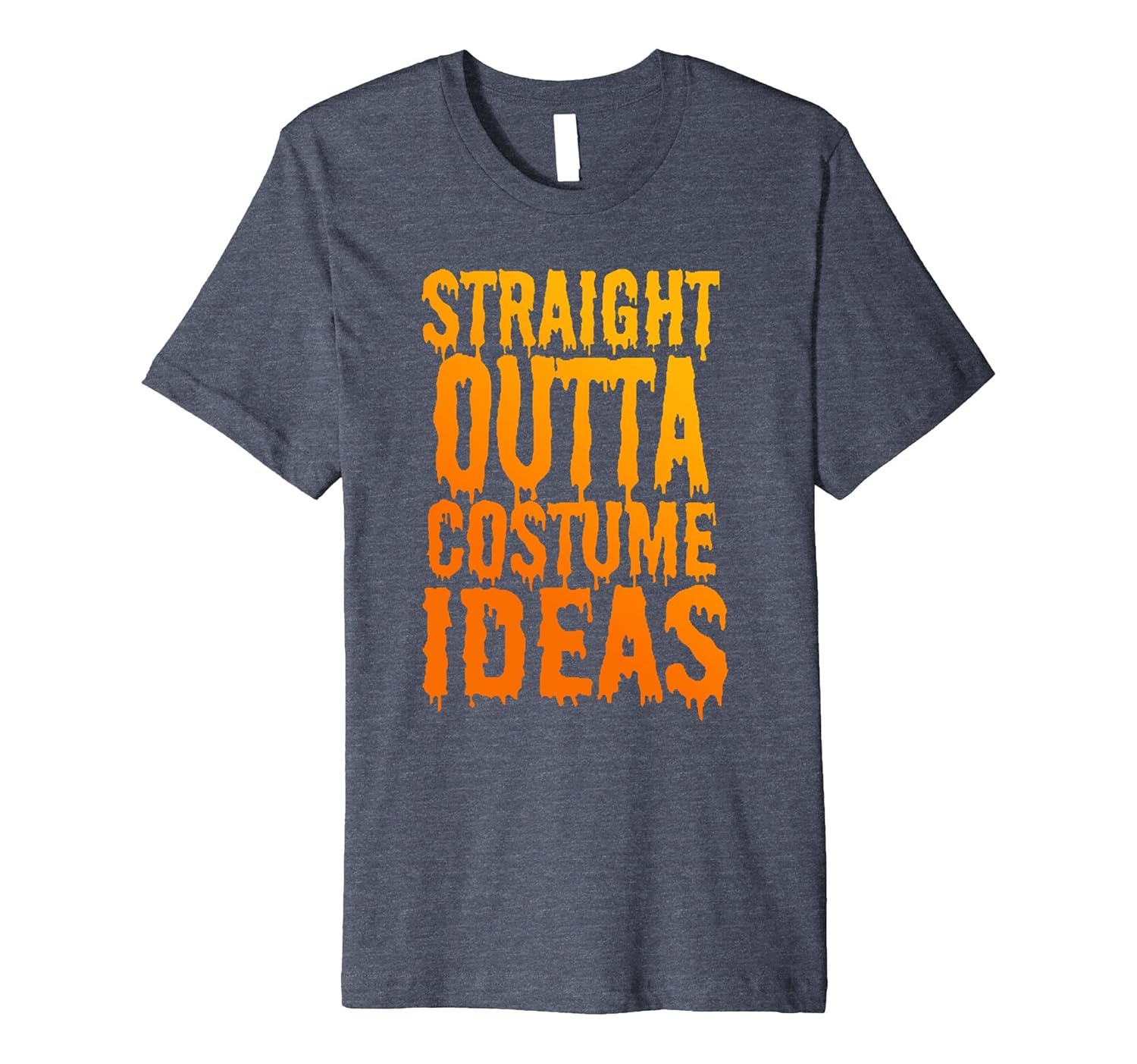 Funny Halloween Costume Shirt Straight Outta Orange Tee Top-ANZ