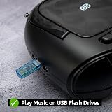 Denver TDC-280 Portable Radio CD Tape Cassette Player DAB+ FM Clock view 6