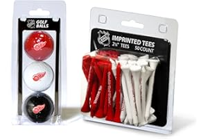 Team Golf NHL Philadelphia Flyers 3 Golf Balls and 50 Golf Tees Logo Imprinted Golf Balls (3 Count) & 2-3/4" Regulation Golf Tees (50 Count), Multi Colored
