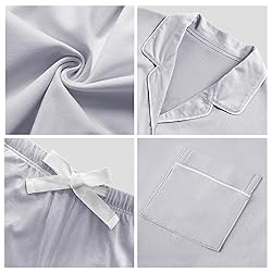 COLORFULLEAF Women's 100% Cotton Long Sleeve Pajama