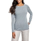 NIC+Zoe Womens Striped Bracelet Sleeve Boat Tee