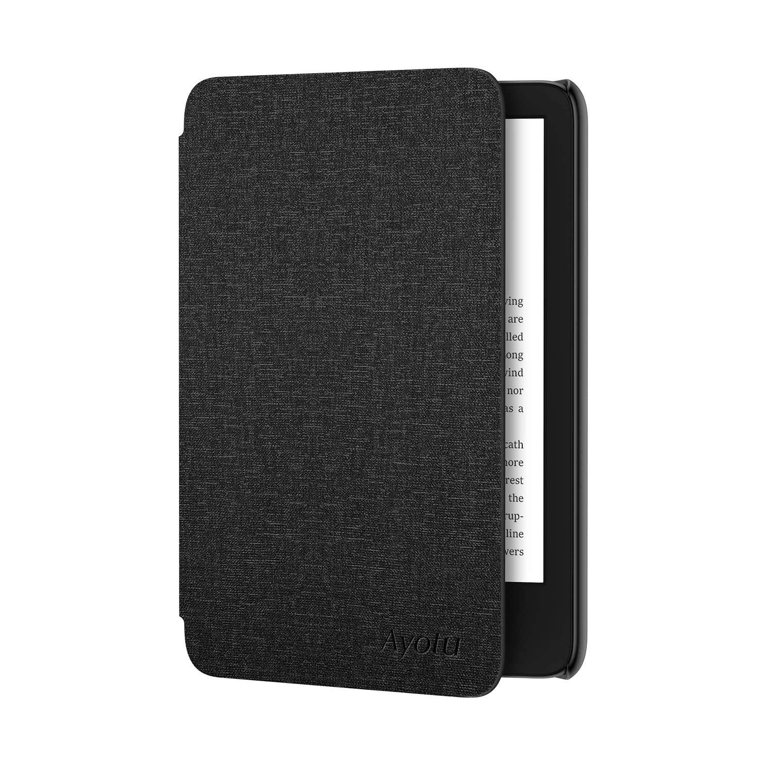 Ayotu Case for All-New Kindle 2022 Release, with Auto Sleep/Wake, Slim Lightweight Durable Cover, ONLY Fit 6 inch Basic Kindle 11th Generation 2022 Release,Black