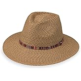 Wallaroo Women's Sedona Fedora - Petite Small or Medium | UPF 50+ Sun Protection | Wide Brim, Packable, Stylish