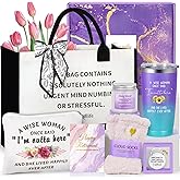 Suhctuptx Retirement Gift for Woman, 2026 Happy Retirement Gift, Funny Retired Gifts for Women for Retirees Teachers Coworker Nurses Mom Grandma Best Cool Farewell Gifts Ideas with Tote Bag Purple