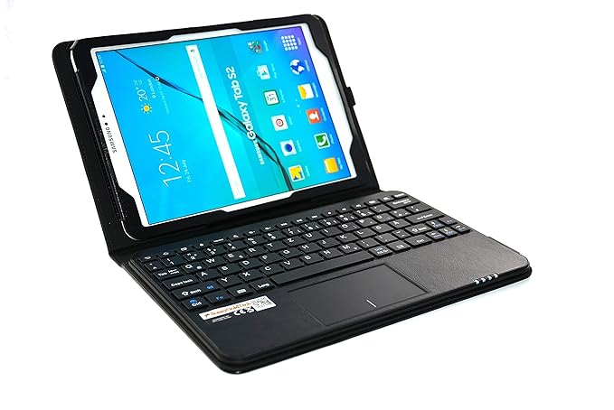MQ für Galaxy Tab S2 9.7 - Bluetooth Tastatur Tasche mit Multifunktions-Touchpad Samsung Galaxy Tab S2 LTE SM-T815, SM-T819 |