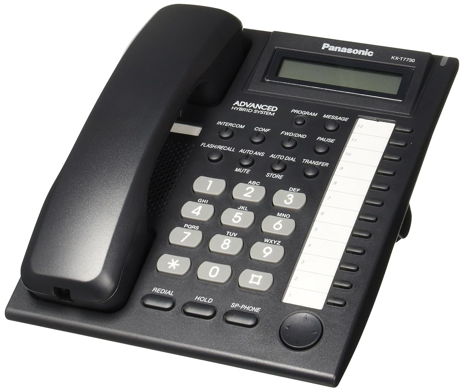 Panasonic KXT7730 Corded Phone (Black) for PABX Lines Only Amazon.in