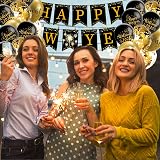 Tbczvx 16 Pcs New Year Decorations 2025 Party Kit - Elegant & Festive view 3
