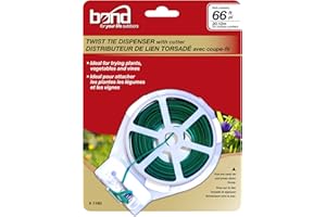Bond Manufacturing 1160 66ft Twist Tie Spool Dispenser/Cutter, No Size, Green
