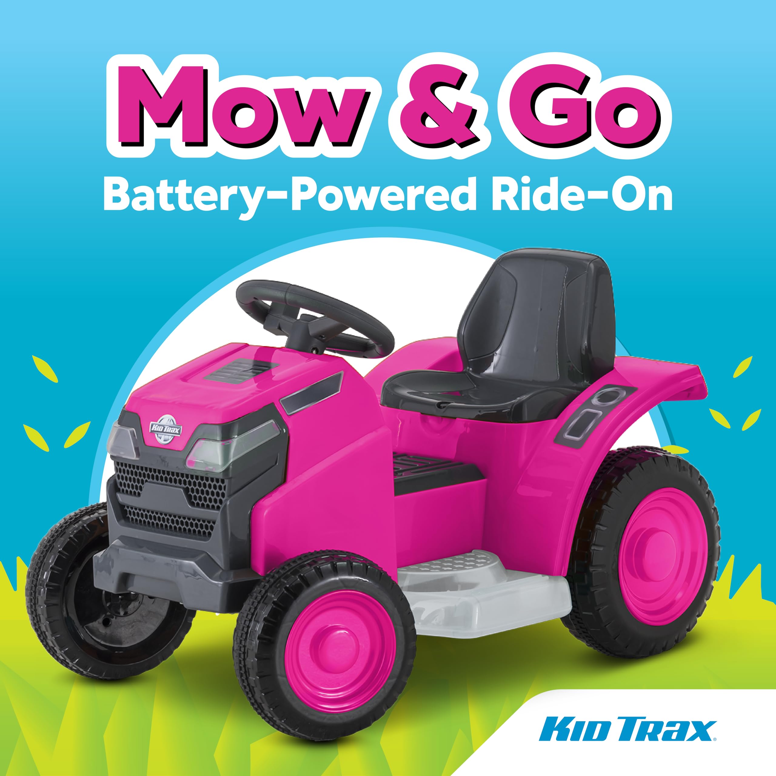 Kid Trax 6V Mow And Go Lawn Mower Image 2