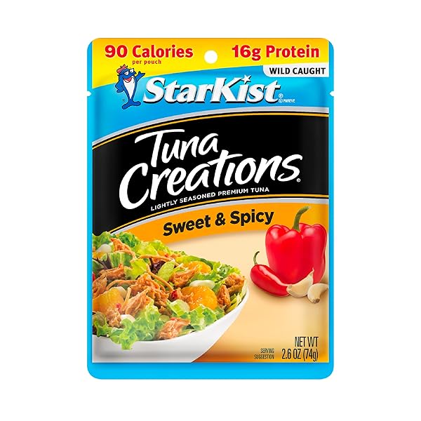 STARKIST TUNA CREATIONS SWEET AND SPICY, 2.6 OZ...