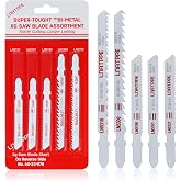 49-22-1178 Jigsaw Blades for Milwau-kee Jig Saw Blade | T-Shank Metal/Wood Cutting Assortment ,5-Pack