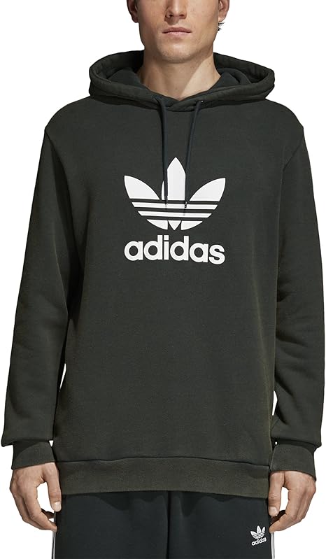 adidas trefoil green night hoodie