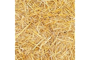 CZ GRAIN 4 Pounds Natural Wheat Straw for Animal Bedding, Garden Mulch, Compost & Fertilizer, and Grass Cover