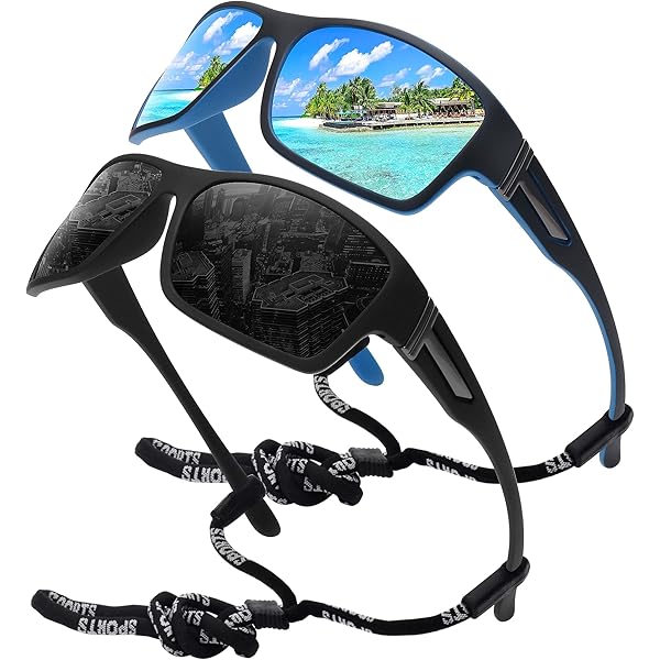 thumbnail image 2 of Bevi Polarized Sports Sunglasses - TR90 Frame Ultralight Flexible Sunglasses For Men Women 2 of 12