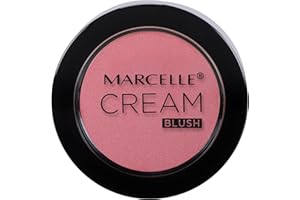 Marcelle Cream Blush, Raspberry, Lightweight Creamy Texture, Natural Radiant Finish, Hypoallergenic, Fragrance-Free, Cruelty-