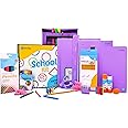 Back to School Supplies for Kids, Purple School Supply Box Grades K-5, Premium Quality Kids School Supplies Kit, Kindergarten School Supplies for Girls and Boys, 71 Piece Set - by Enday