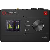 Antelope Audio Zen Quadro Audio Interface with Synergy Core Real-Time FX | 14-In/10-Out, 4 Discrete Mic Preamps, Near-Zero Latency DSP Effects, Dual USB-C, Bus-Powered, Pro Conversion &amp; Clocking