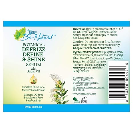 Amazon Com Luster S You Be Natural Botanical Defrizz Define