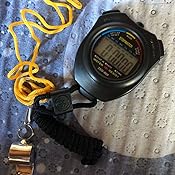 Cronometro Digitale Sportivo Con Fischietto - Per Allenamenti, Gare, Calcio - Nero