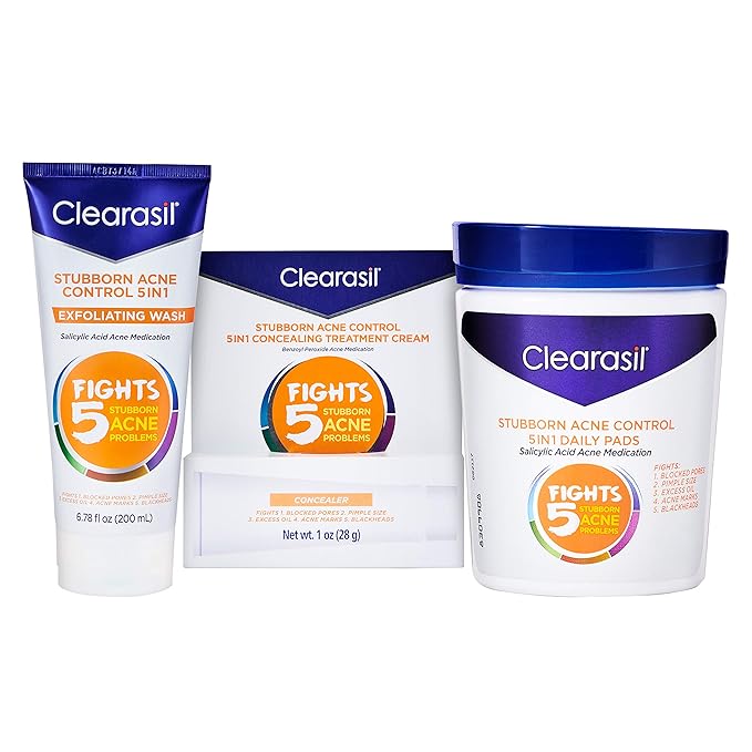 clearasil exfoliating wash