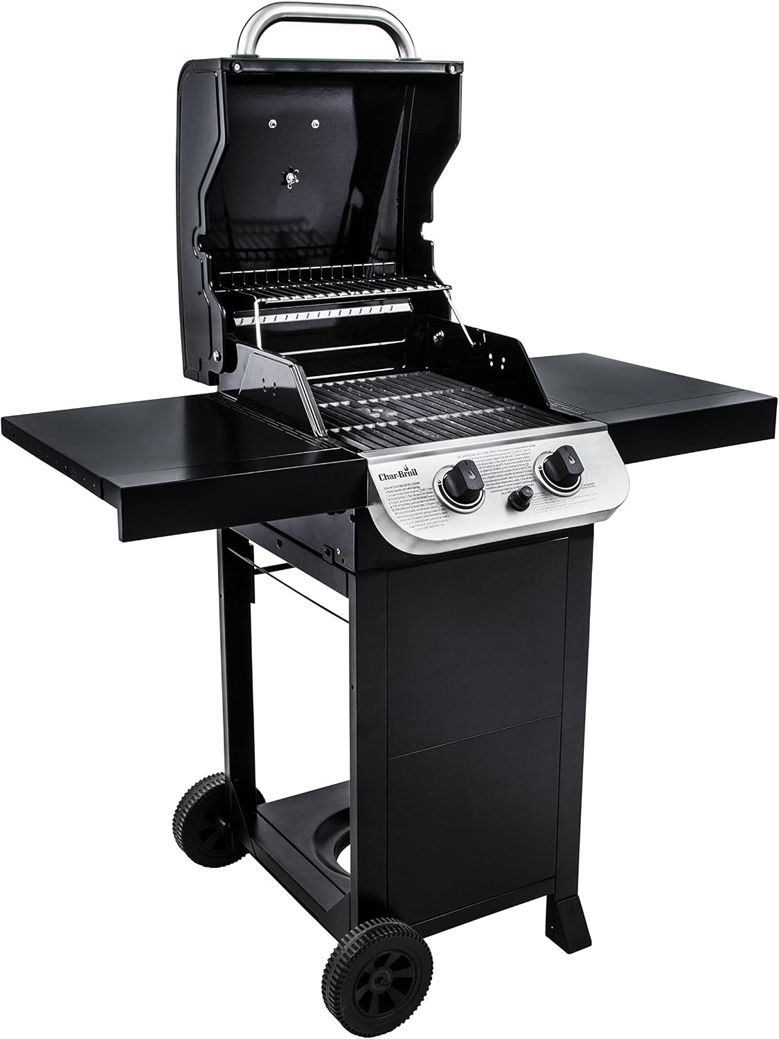 Char-Broil Gas BBQ Convective 210 B, 2-burner Barbecue with Cast Iron Grates, Stainless Steel Burners - Image 5