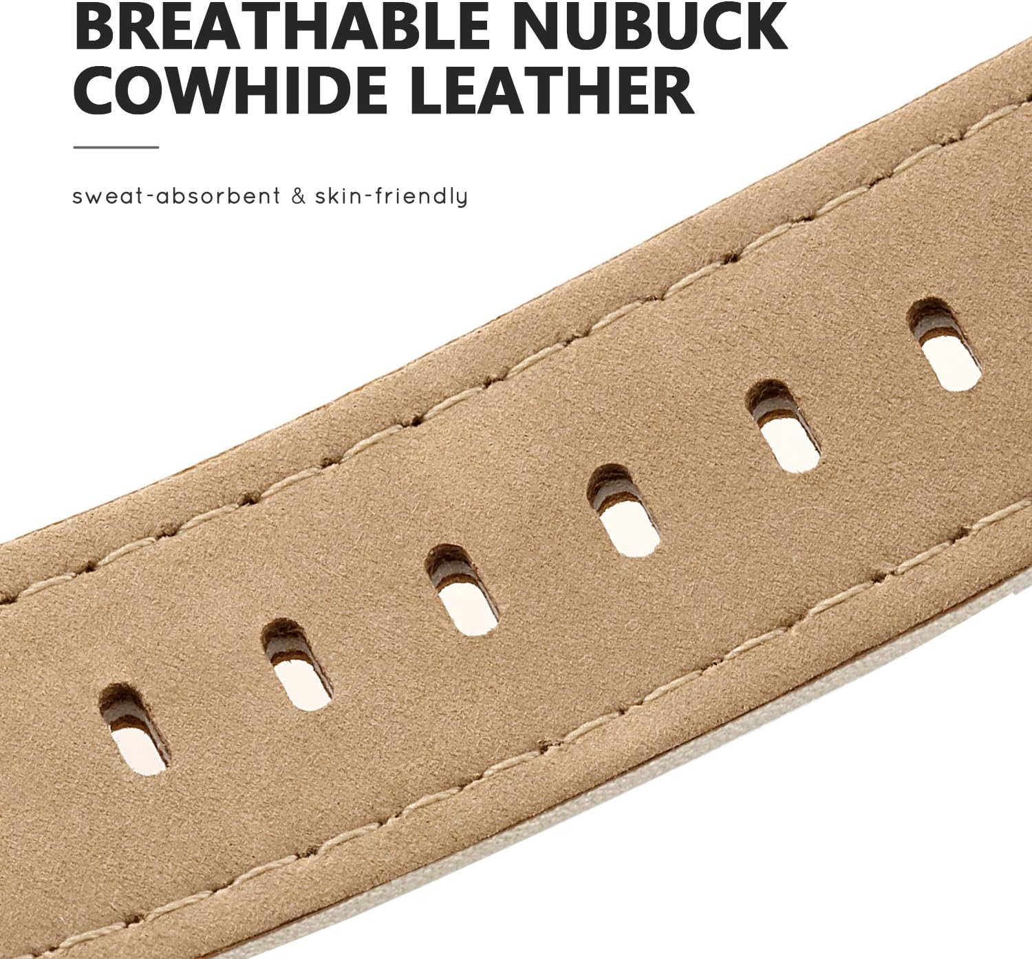SWEES Leather Strap Compatible for iWatch Band 38mm 40mm - Image 5
