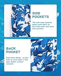 SURF CUZ Boys Swim Trunks Swimsuit for Toddler Boy