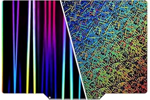 NORTHRENDA Upgraded Flexible PEL+PEB Sheet 270x200mm Dual-Sides Spring Steel Build Plate Magnetic Replacement Heated Bed No Base for Qidi X-Plus/i-Mates 3D Printers