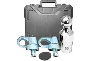 SIRUNTE 60639 Puck System 2-5/16" Gooseneck Hitch Kit for Ford 2013-2024 F250 F350 F450 Super Duty, Gooseneck Ball for 2016-2