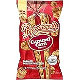 Popcornopolis Caramel Coated Popcorn, 9.5oz Bag | Sharing Size, Multiple Servings, Gourmet &amp; Indulgent, Small Batch Popcorn, Non-GMO Corn, Gluten Free